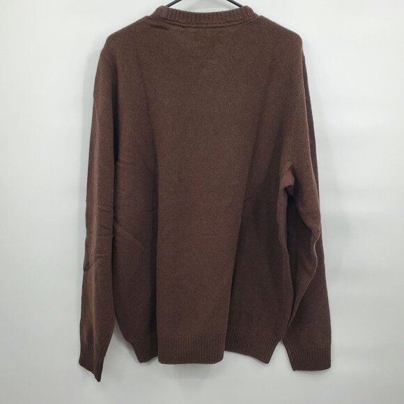 Duluth Trading Co Lambswool Crew Sweater Men Size Large Tall NWT Long Sleeve - Picture 7 of 13